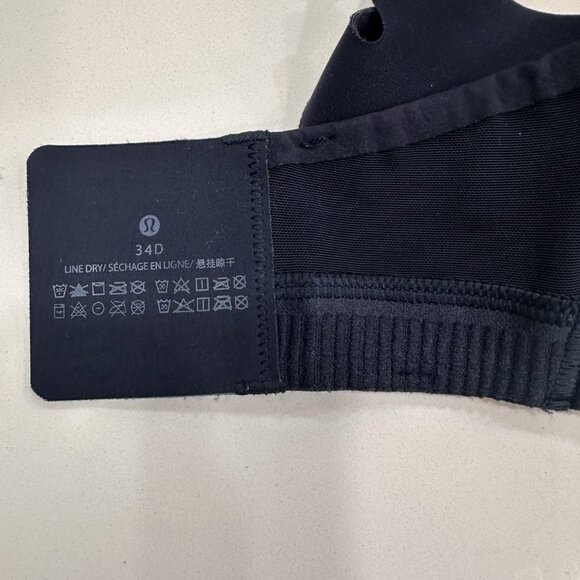 lululemon AirSupport Bra High Support Navy 34D - Picture 10 of 10